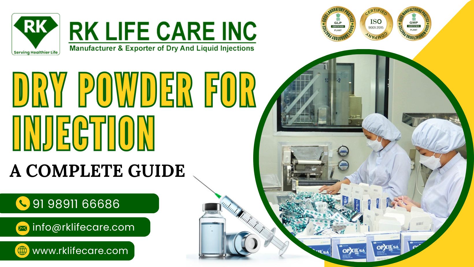 Dry Powder For Injection: A Complete Guide